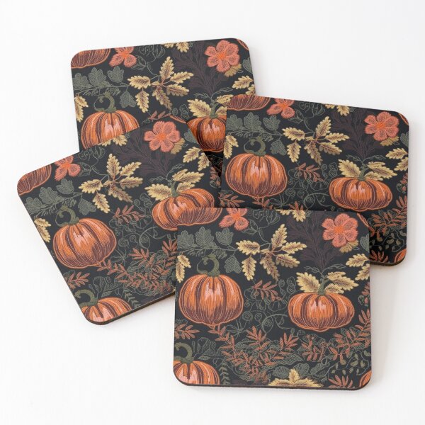 Item preview, Faux-Embroidered Pumpkins designed and sold by PietyandDesire.