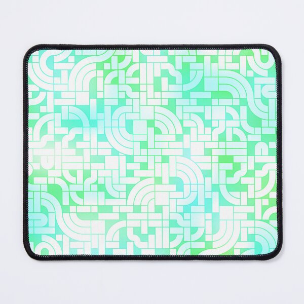 Item preview, Green Tube Pattern designed and sold by Holly M Backus.