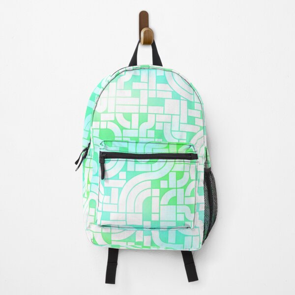 Item preview, Green Tube Pattern designed and sold by Holly M Backus.
