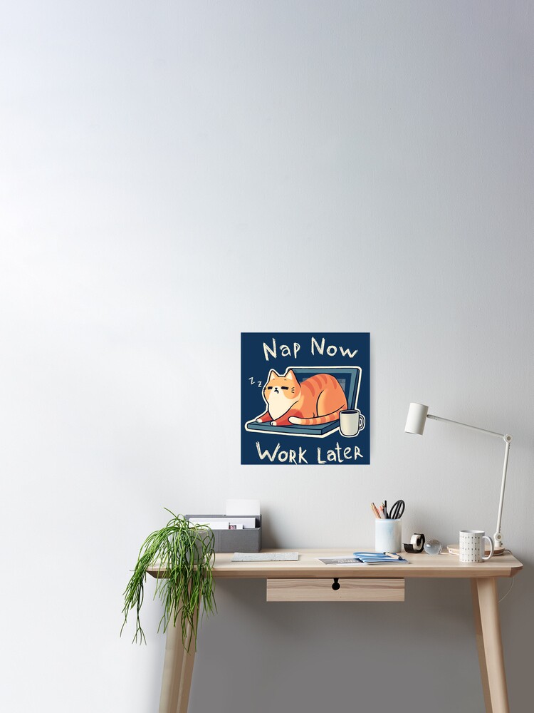 Funny Office Sign, Procrastination Sign, Home Office Wall Art
