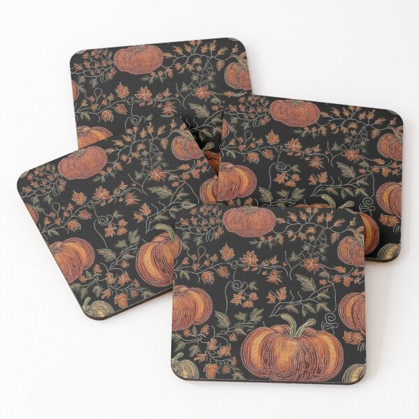 Item preview, Faux-Embroidered Pumpkins designed and sold by PietyandDesire.