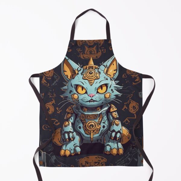 Item preview, Ancient Robot Cat Relic - Vintage Mech Feline Design designed and sold by sadsapiens.