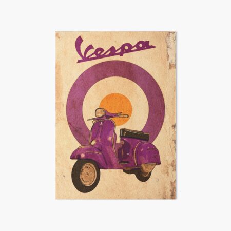 Modern Living Vespa Scooter Mod Target Large Metal Steel Wall Sign