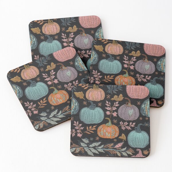 Item preview, Faux-Embroidered Pumpkins designed and sold by PietyandDesire.