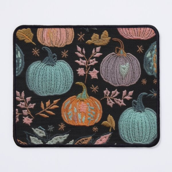 Item preview, Faux-Embroidered Pumpkins designed and sold by PietyandDesire.