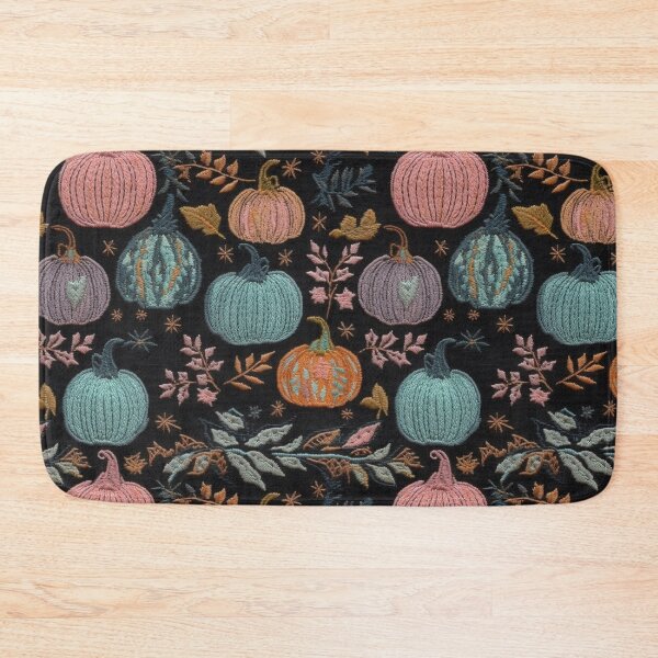 Item preview, Faux-Embroidered Pumpkins designed and sold by PietyandDesire.
