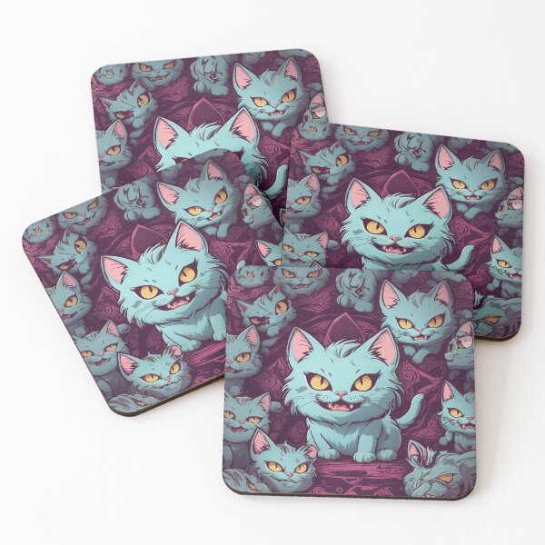 Item preview, Malevolent Cat King and Minions - Evil Feline and Grinning Horde Design designed and sold by sadsapiens.