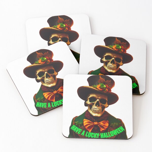 Item preview, Irish Leprechaun Skeleton Halloween T-Shirt Shirt Tee-Shirt Ireland Roots Sinister Leprechaun Your Lucky Halloween Charm Spooky Irish Twist Tee designed and sold by Culveays.