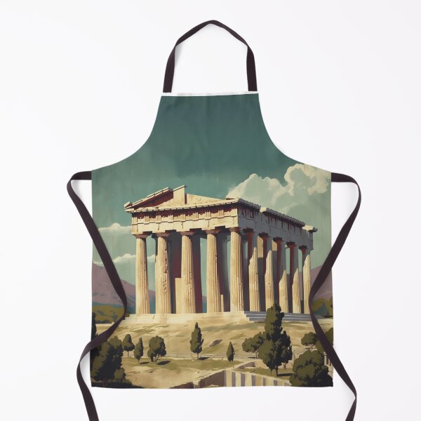 Artikelvorschau, Eine Vintage-Reiseillustration von Athen - Griechenland entworfen und verkauft von GoodOldVintage.