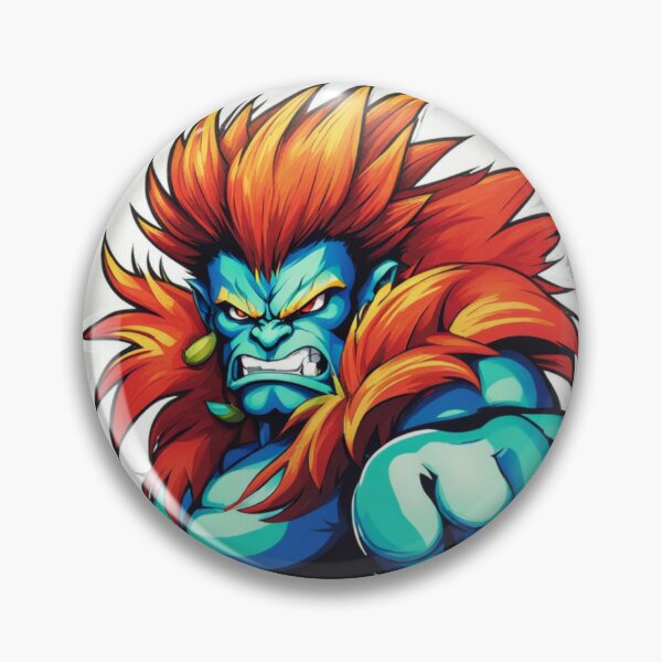 STREET FIGHTER 'Blanka Electric Thunder' enamel pin badge