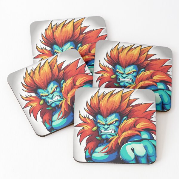 Item preview, Blanka - Street Fighter designed and sold by RetroRobbo.