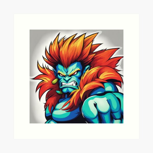 Street Fighter Electric Powers of Blanka Classic Art Board Print for Sale  by NANRIBBON