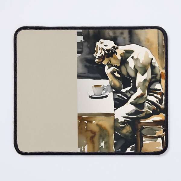Item preview, The Thinker: Muse of Overthinking…Art By Carraann designed and sold by CARRAANN.