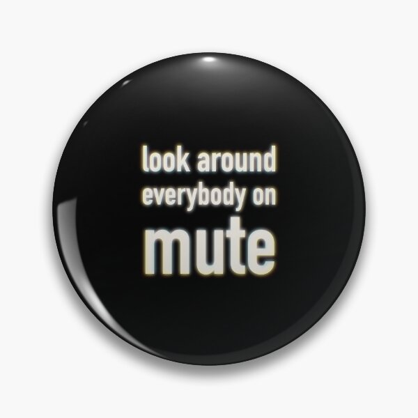 Item preview, Look Around Everybody On Mute Artistic Blur Glow Text (Beyonce Renaissance Inspired Design Graphic) designed and sold by ZodiacGradient.