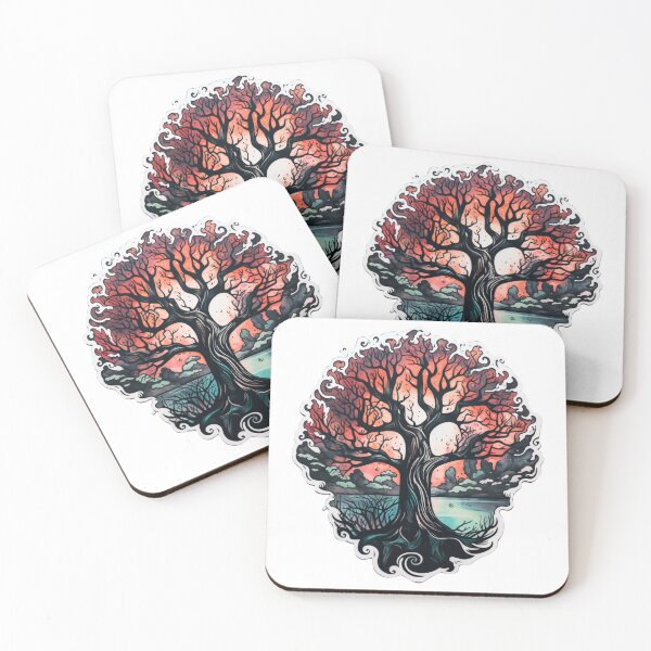 Artikelvorschau, Zauberbaum, Sonnenuntergang entworfen und verkauft von DafraDesign.