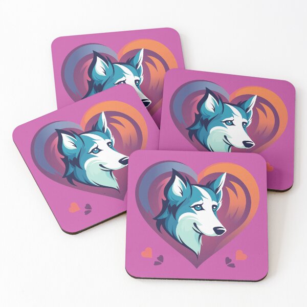 Item preview, Color Dog Heart (5) designed and sold by atzek.