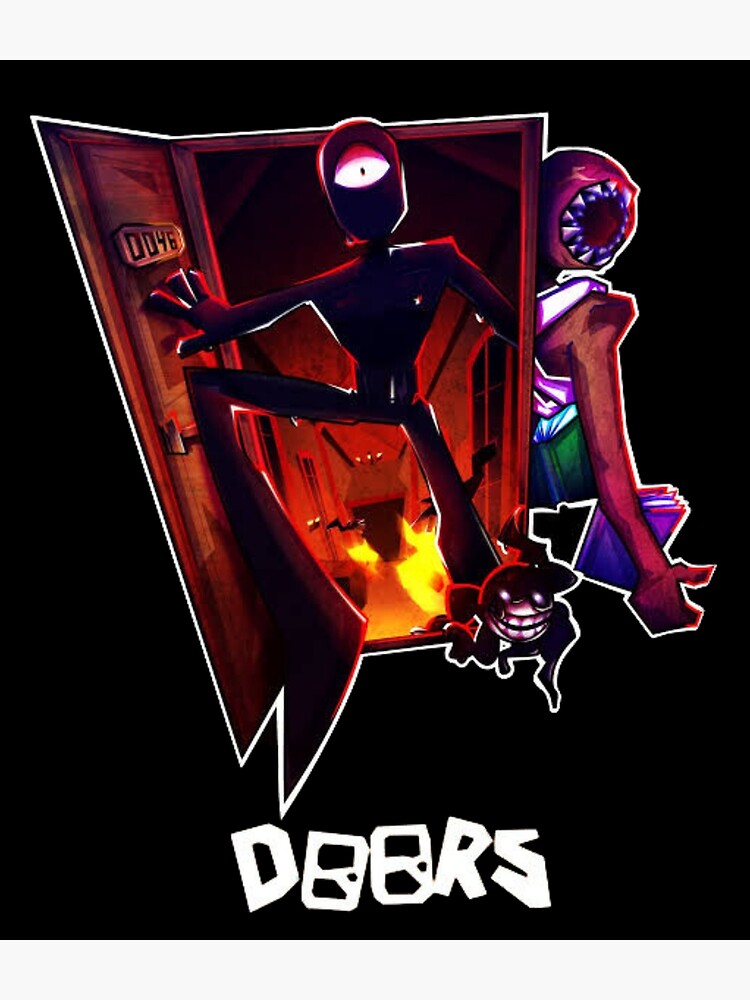 Roblox doors jack Poster by doorzz
