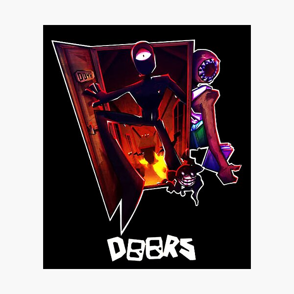 Roblox doors game monsters | Photographic Print