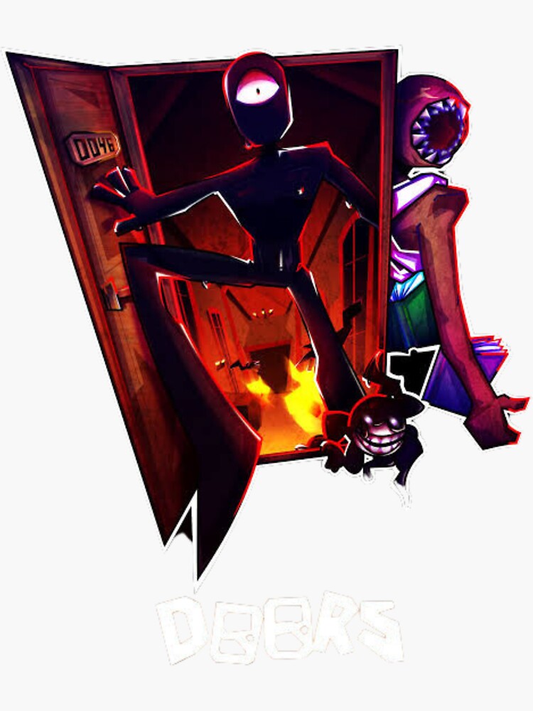 Roblox doors, seek and eyes Sticker by doorzz