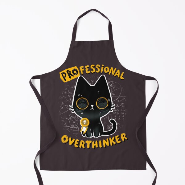 Item preview, Professinal Overthinker - Cute Cat overthinking everything designed and sold by BlancaVidal.