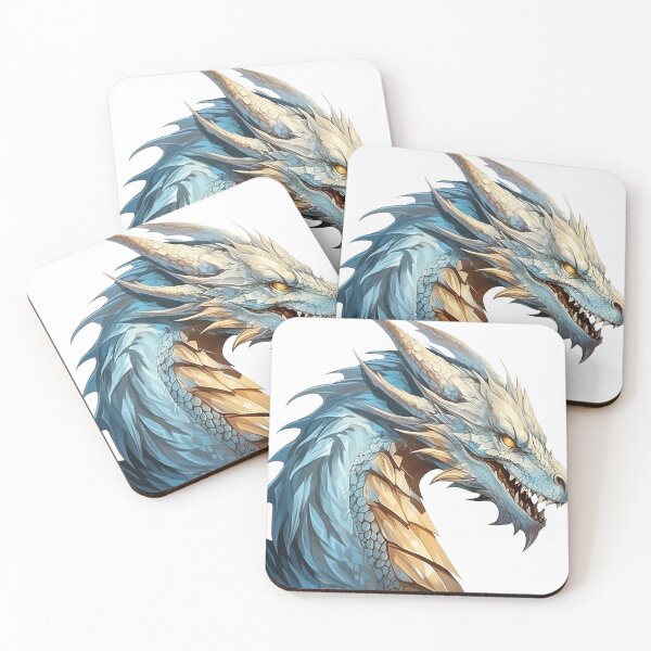 Item preview, Azure Companionship: Friendly Blue Dragon Art designed and sold by Christian Weiss.