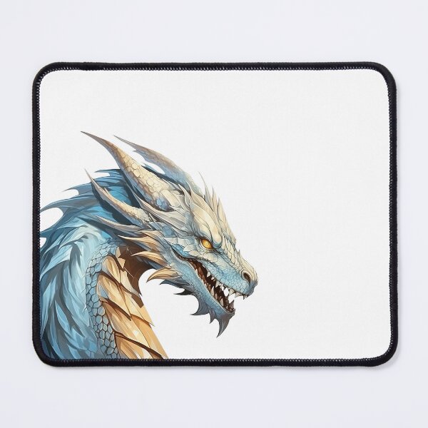 Item preview, Azure Companionship: Friendly Blue Dragon Art designed and sold by Christian Weiss.