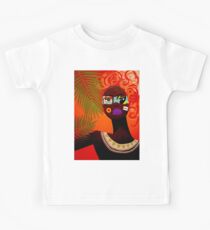 Farbige Frau Kinder T-Shirt