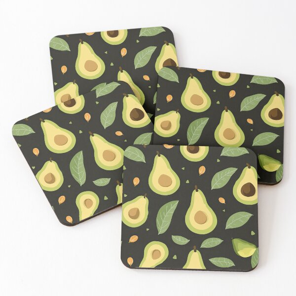 Item preview, Kawaii Cute Avocado Pattern designed and sold by AeonAcademy.