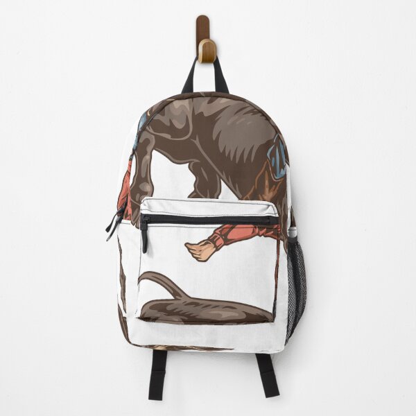 Item preview, Road Cowboy Riding a Bull (Illustration) designed and sold by PIXEL POP DESIGNS - Beyond the Norm!.