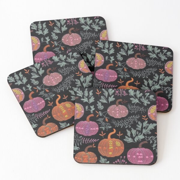 Item preview, Faux-Embroidered Pumpkins designed and sold by PietyandDesire.