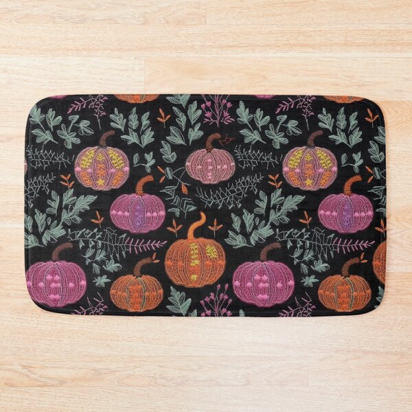 Item preview, Faux-Embroidered Pumpkins designed and sold by PietyandDesire.