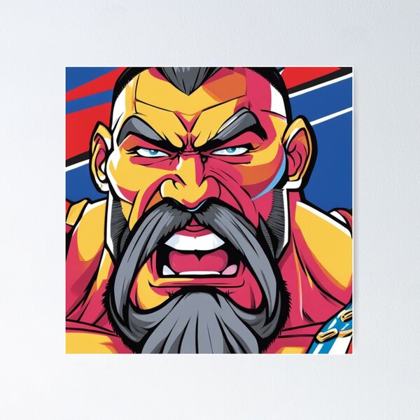 Zangief artwork #2, Street Fighter 2: High resolution