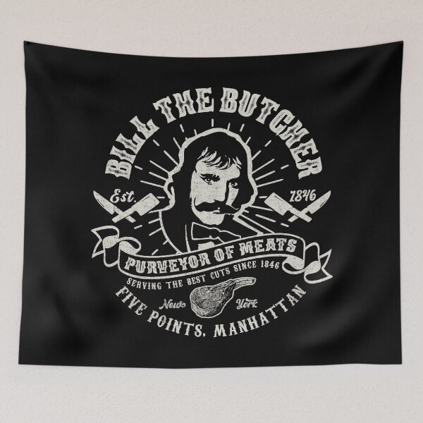 Item preview, Bill the Butcher Purveyor of Meats designed and sold by Alema Art.
