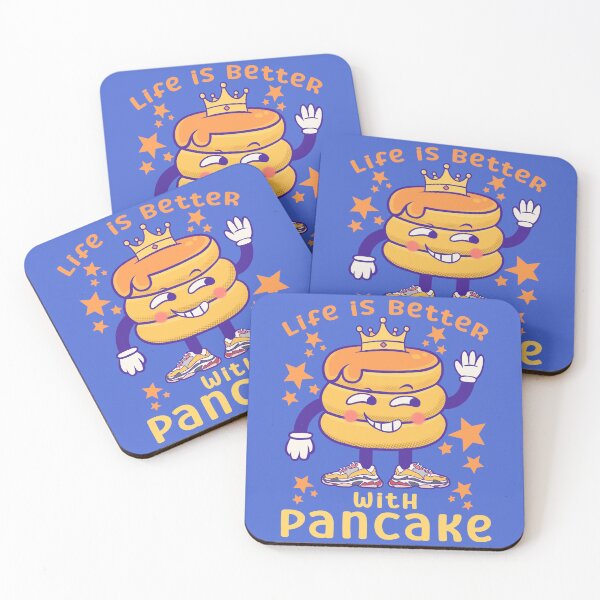 Item preview, Life is better with pancake : funny pancake memes designed and sold by ImaginarStore.