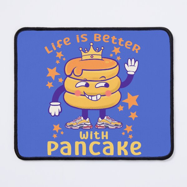 Item preview, Life is better with pancake : funny pancake memes designed and sold by ImaginarStore.