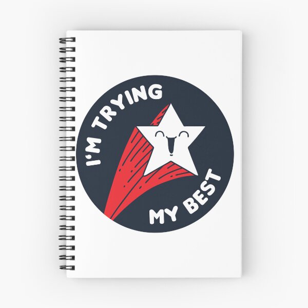 Item preview, I'm trying my best! designed and sold by justwaterthanks.