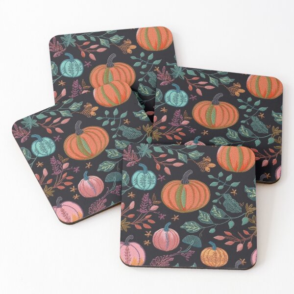 Item preview, Faux-Embroidered Pumpkins designed and sold by PietyandDesire.