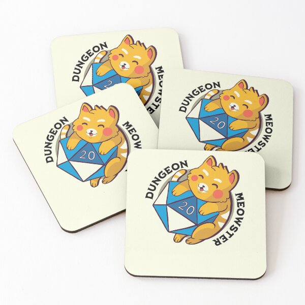 Item preview, Kawaii Cat's D20 Adventure - Dungeon Meowster Strikes Again! Tabletop RPG Gamer designed and sold by Zanda-Nerd-Shop.