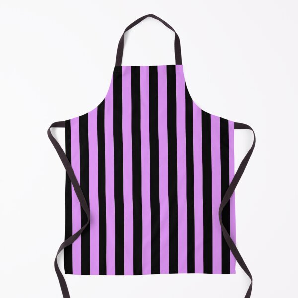 Aperçu de l'œuvre Bold Neon Bright Purple and Black Stripes: Mixed Pattern Magic créée et vendue par Rebecca Turk.