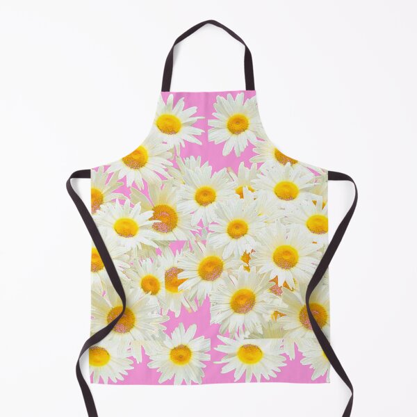 Item preview, WHITE SHASTA DAISY GARDEN PINK ART designed and sold by sharlesart.
