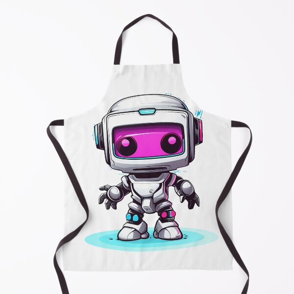 Item preview, Cyberpunk Robot – Cute Retro Futurist Companion designed and sold by SchorlCraft.