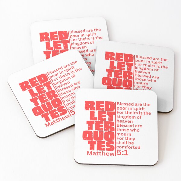 Item preview, RED LETTER QUOTES -: MATTHEW 5:1 designed and sold by jutaylor.