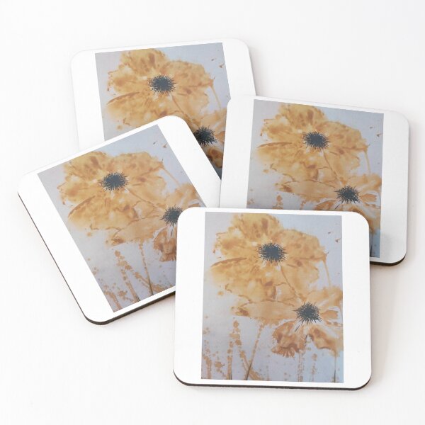 Item preview, golden flowers designed and sold by Kimberlee  Middleton.