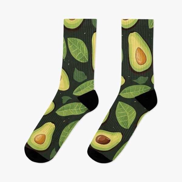 Item preview, Avocado Love - Kawaii Cute Happy Avocados Pattern designed and sold by AeonAcademy.