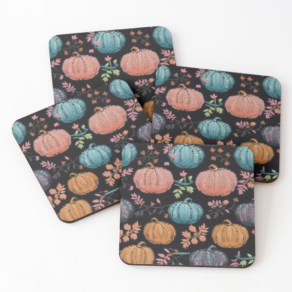 Item preview, Faux-Embroidered Pumpkins designed and sold by PietyandDesire.