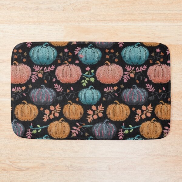Item preview, Faux-Embroidered Pumpkins designed and sold by PietyandDesire.