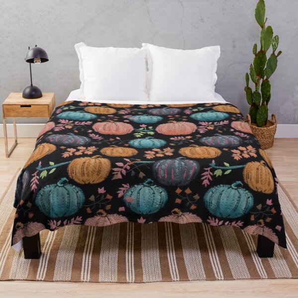 Item preview, Faux-Embroidered Pumpkins designed and sold by PietyandDesire.