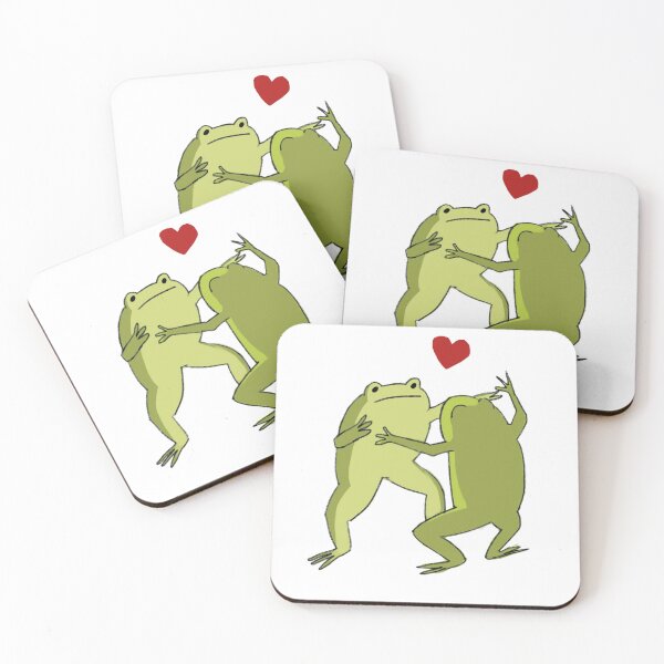 Item preview, Couple of frogs dancing in love designed and sold by karendobleg.