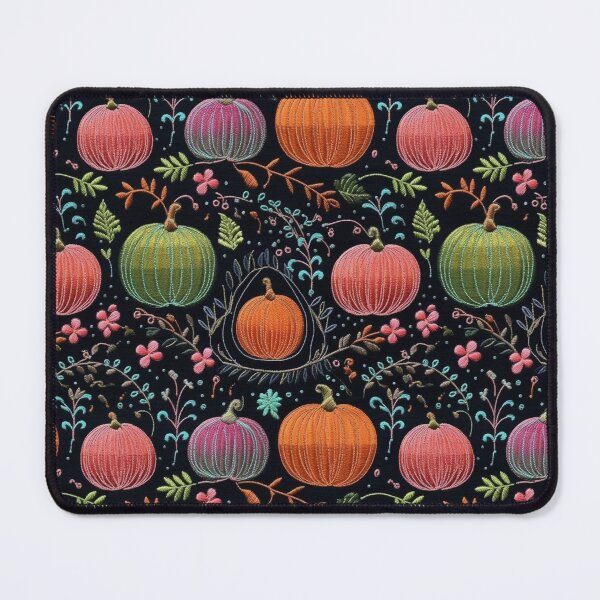 Item preview, Faux-Embroidered Pumpkins designed and sold by PietyandDesire.
