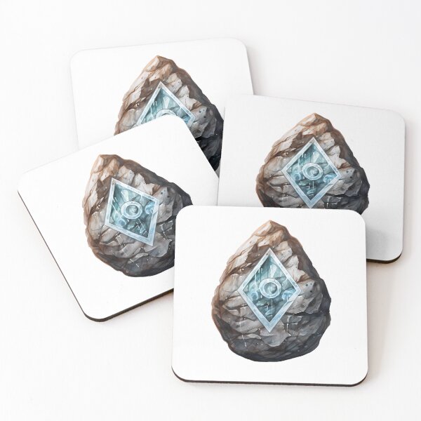 Item preview, Magic Runestone Elemental Ice designed and sold by SchorlCraft.